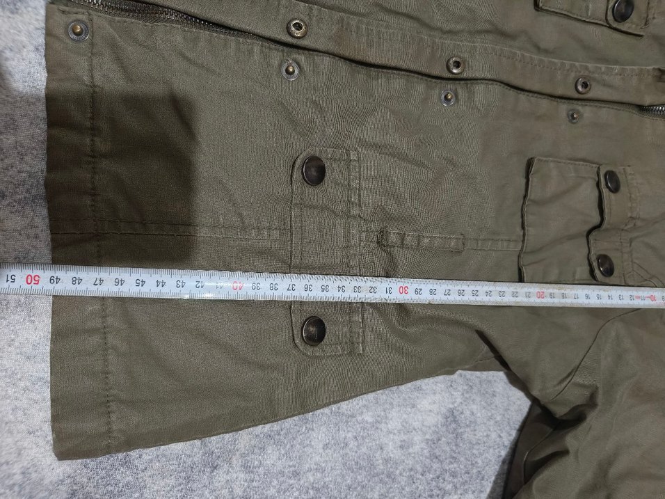 Kürk Detaylı Gri Kamuflaj Ceket - Görsel 3