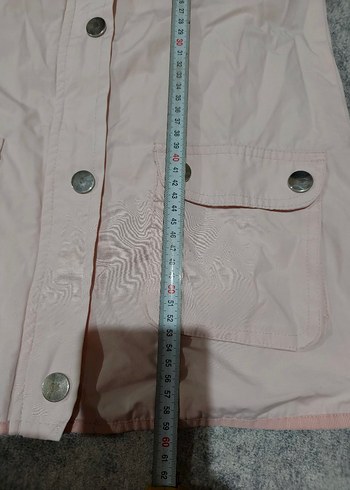 Pudra Renkli Kapüşonlu Midi Kadın Mont - Görsel 2