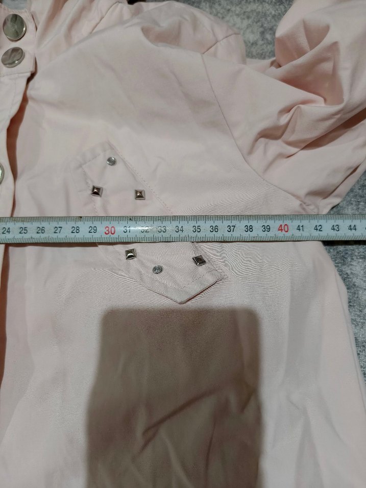 Pudra Renkli Kapüşonlu Midi Kadın Mont - Görsel 3