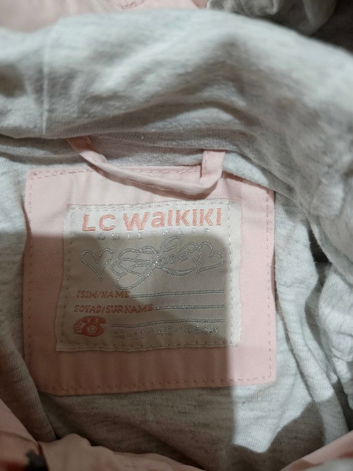 Pudra Renkli Kapüşonlu Midi Kadın Mont - Görsel 4