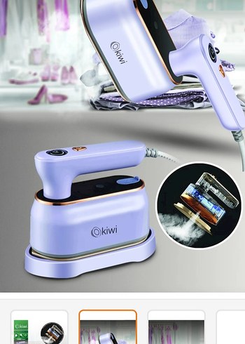 Mor Kiwi Mini Ütü - Görsel 2