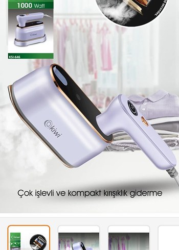 Mor Kiwi Mini Ütü - Görsel 3