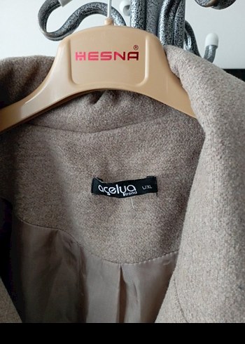 Bej Uzun Yün Kadın Kaban - Görsel 5