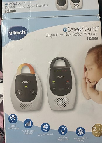 Vtech Bebek Telsizi Beyaz-Gri - Görsel 3