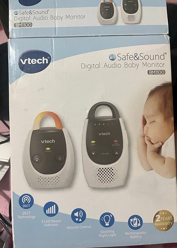 Vtech Bebek Telsizi Beyaz-Gri - Görsel 4