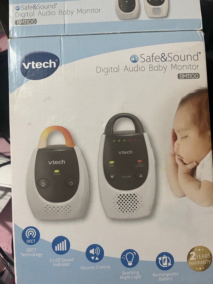 Vtech Bebek Telsizi Beyaz-Gri - Görsel 3