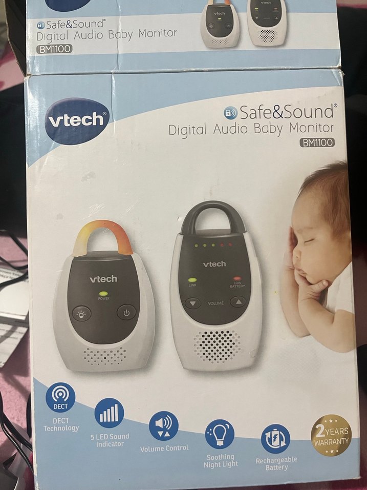 Vtech Bebek Telsizi Beyaz-Gri - Görsel 4