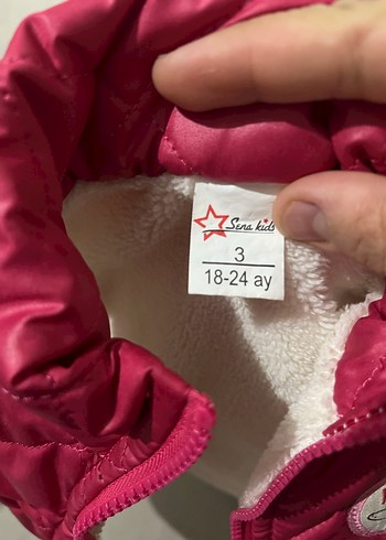 Kız Çocuk Parlak Pembe Fermuarlı Yelek - Görsel 4