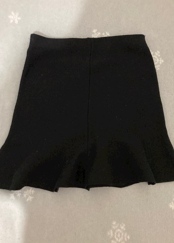 Siyah Kadın Fırfırlı Etek - Görsel 3