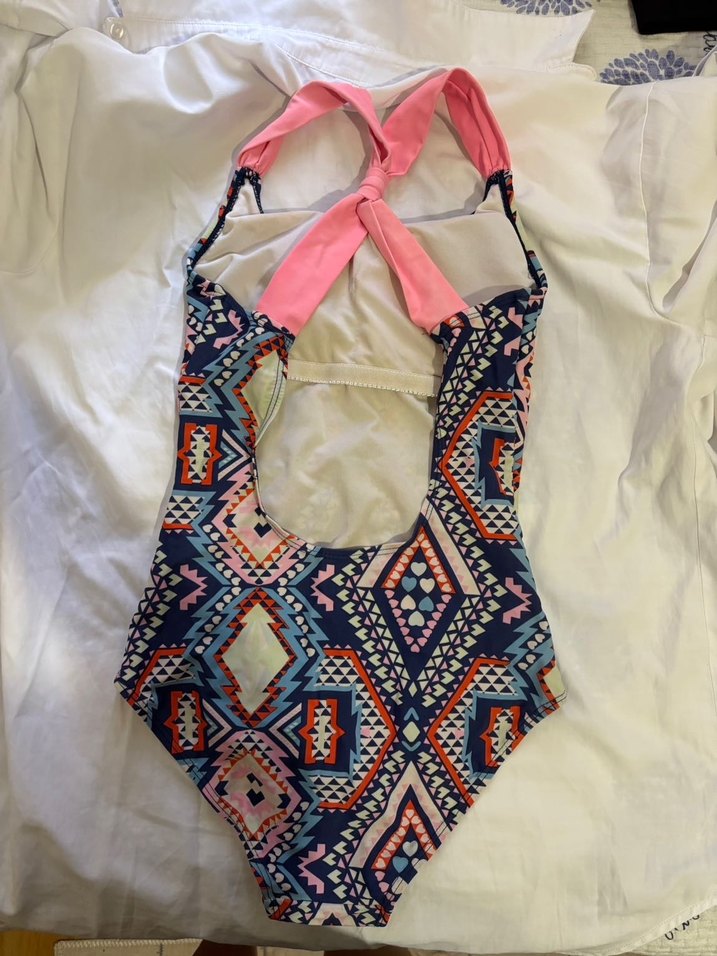 Boncuk Detaylı Renkli Bohem Kadın Mayo - Görsel 2