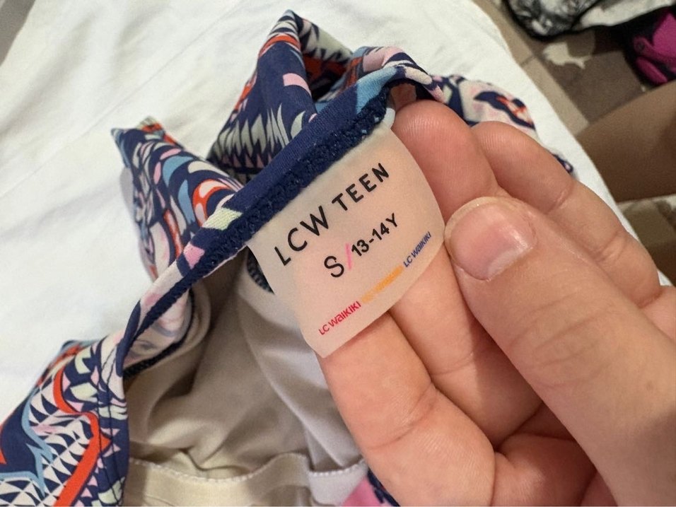 Boncuk Detaylı Renkli Bohem Kadın Mayo - Görsel 3