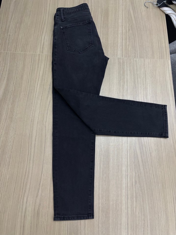 Siyah Milan Slim Tapered Kot Pantolon - Görsel 2