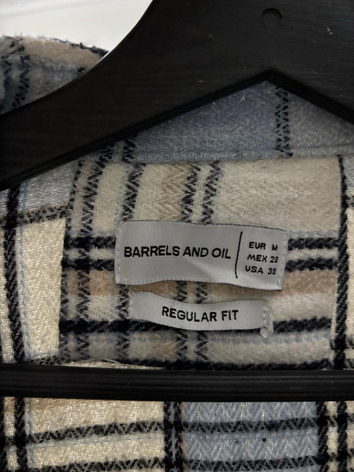 Düğmeli Mavi Kareli Erkek Oduncu Gömlek - Görsel 3