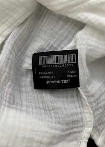 Düğmeli Kısa Kollu Beyaz Müslim Gömlek - Görsel 3