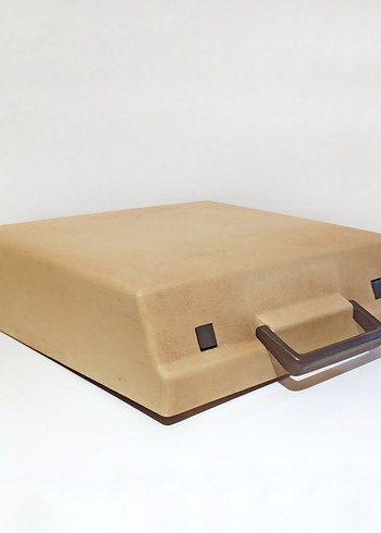 Olympia traweler Beyaz Gri Eski Daktilo - Görsel 2