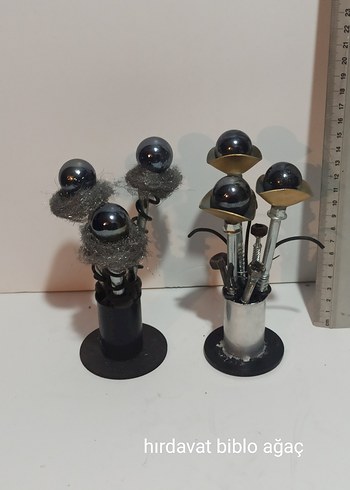Metal Hırdavat Biblo Ağaç - Görsel 3