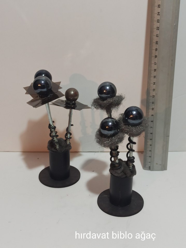 Metal Hırdavat Biblo Ağaç - Görsel 2