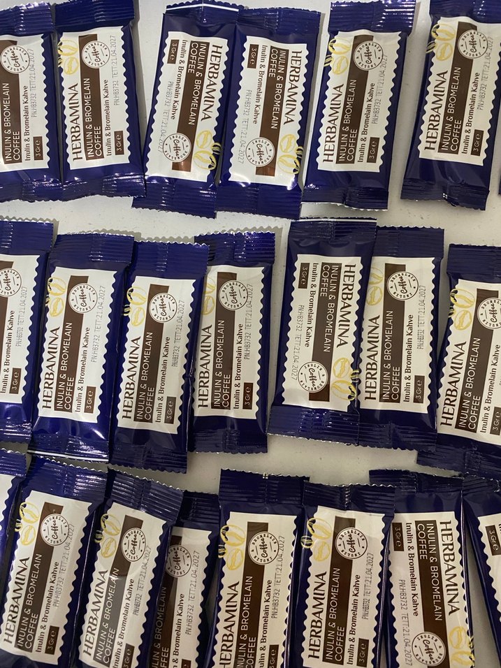 Herbamina İnulin & Bromelain Kahve Tozu 90g - Görsel 4