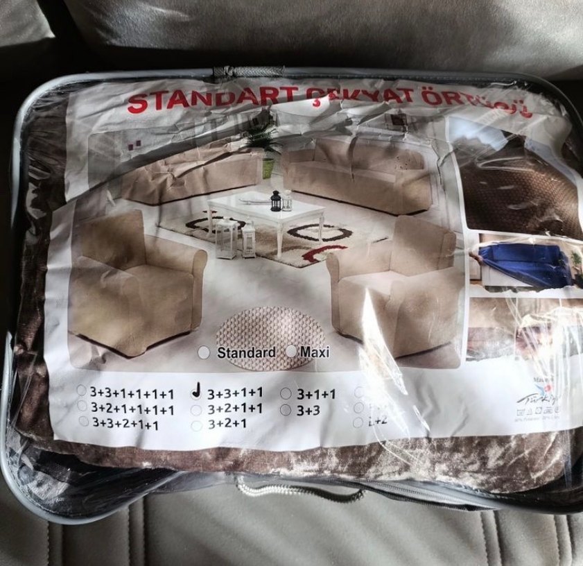 Vizon kadife Kanepe Örtüsü - Görsel 3