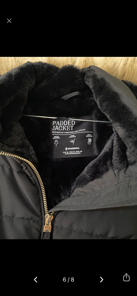 Siyah Kürklü Kadın Kışlık Mont - Görsel 5