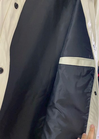 Bej Deri Düğmeli Erkek Ceket - Görsel 4