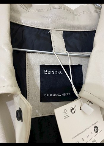 Bej Deri Düğmeli Erkek Ceket - Görsel 2