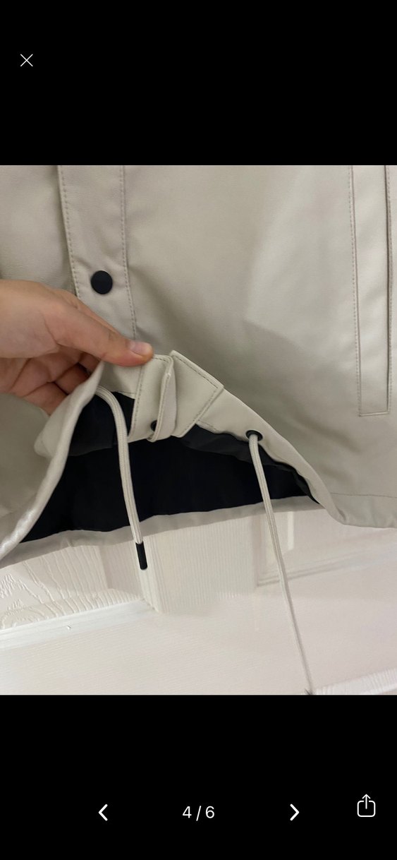 Bej Deri Düğmeli Erkek Ceket - Görsel 3