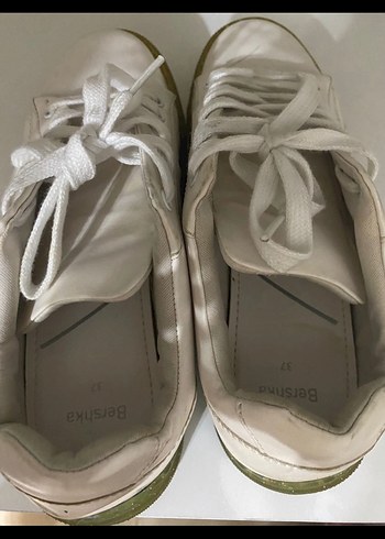 Beyaz Kadın Spor Ayakkabı - Görsel 3