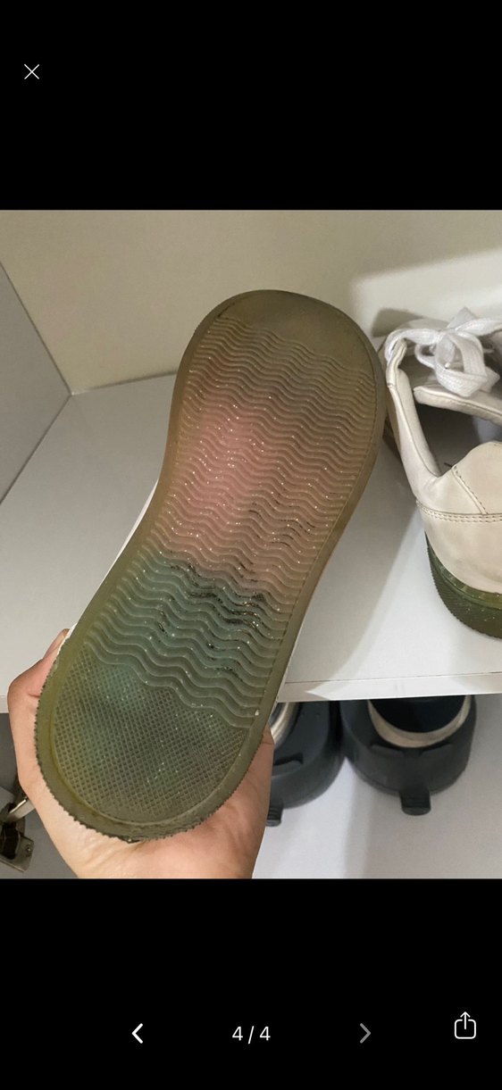 Beyaz Kadın Spor Ayakkabı - Görsel 4