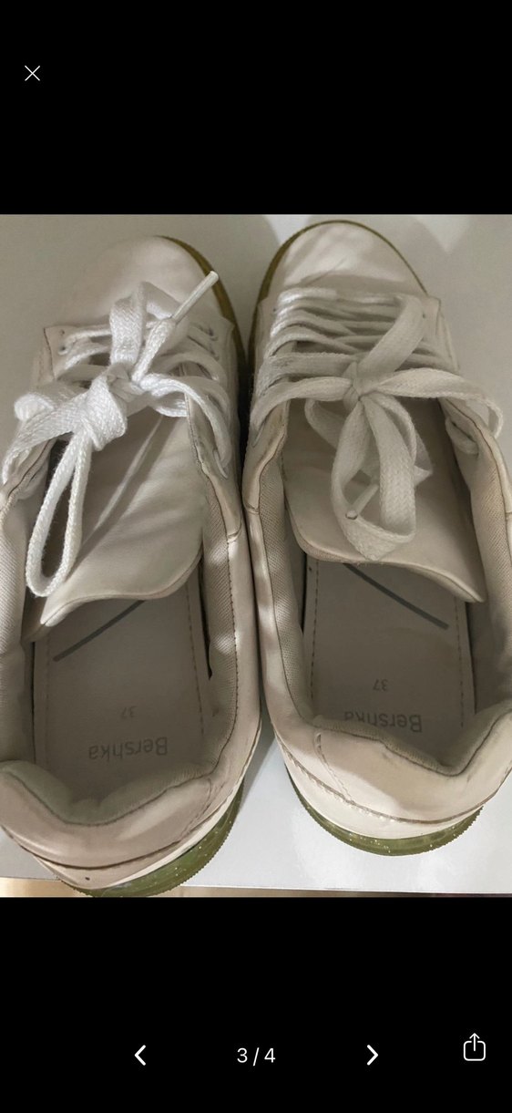 Beyaz Kadın Spor Ayakkabı - Görsel 3