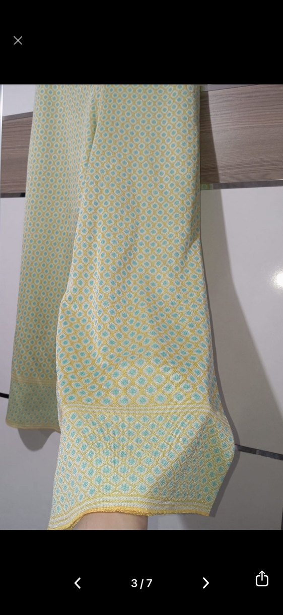 Pastel Sarı Pilili Mini Kumaş Pantolon - Görsel 3