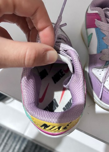 Nike Kız Çocuk Bağcıklı Çok Renkli Sneakers - Görsel 3