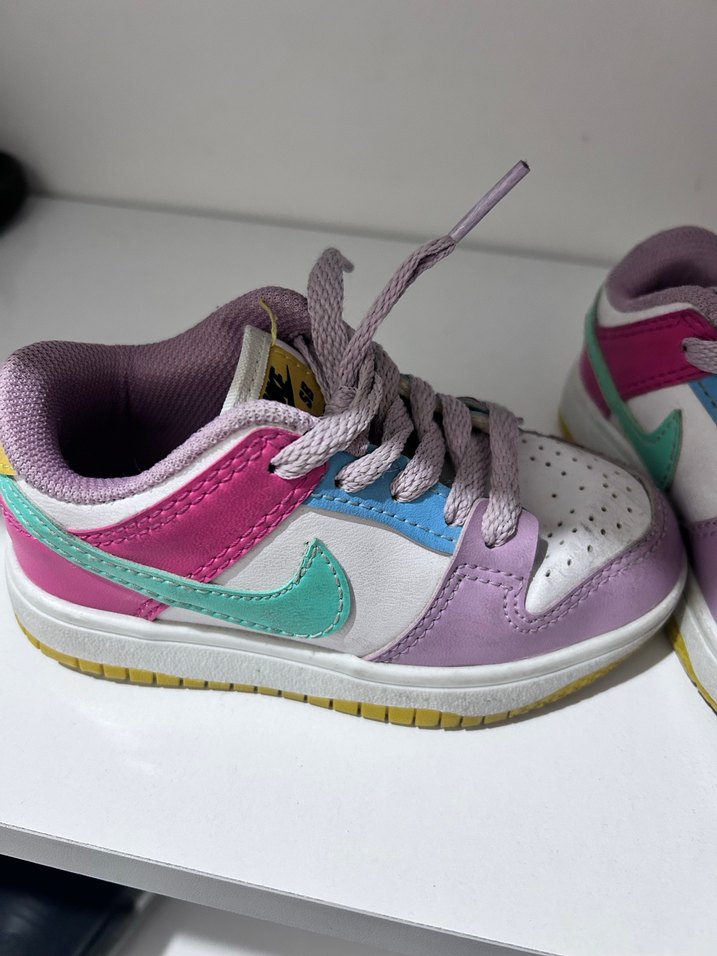 Nike Kız Çocuk Bağcıklı Çok Renkli Sneakers - Görsel 2