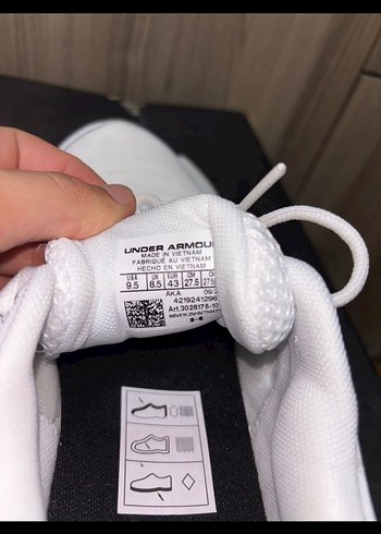 Under Armour Beyaz Erkek Spor Ayakkabı - Görsel 4