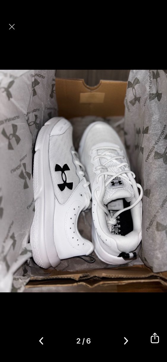 Under Armour Beyaz Erkek Spor Ayakkabı - Görsel 2