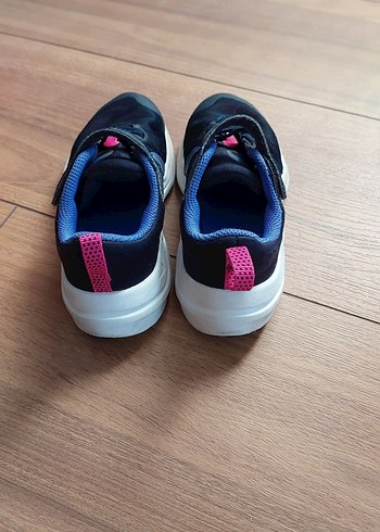 Kız Çocuk Mavi Bağcıksız Spor Ayakkabı - Görsel 4