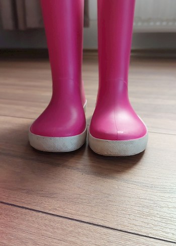 Pembe Kız Çocuk Kadife Astarlı Yağmur Çizmesi - Görsel 5