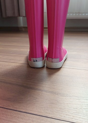 Pembe Kız Çocuk Kadife Astarlı Yağmur Çizmesi - Görsel 6