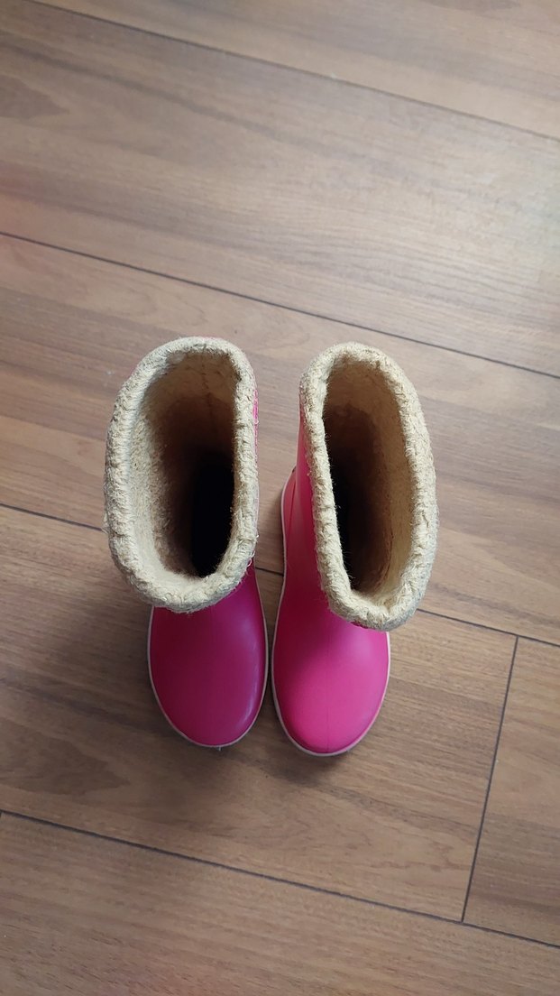 Pembe Kız Çocuk Kadife Astarlı Yağmur Çizmesi - Görsel 4