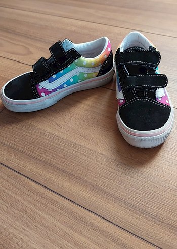 Çocuk Çok Renkli Cırt Cırtlı Spor Ayakkabı - Görsel 5