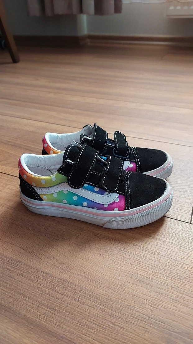 Çocuk Çok Renkli Cırt Cırtlı Spor Ayakkabı - Görsel 2