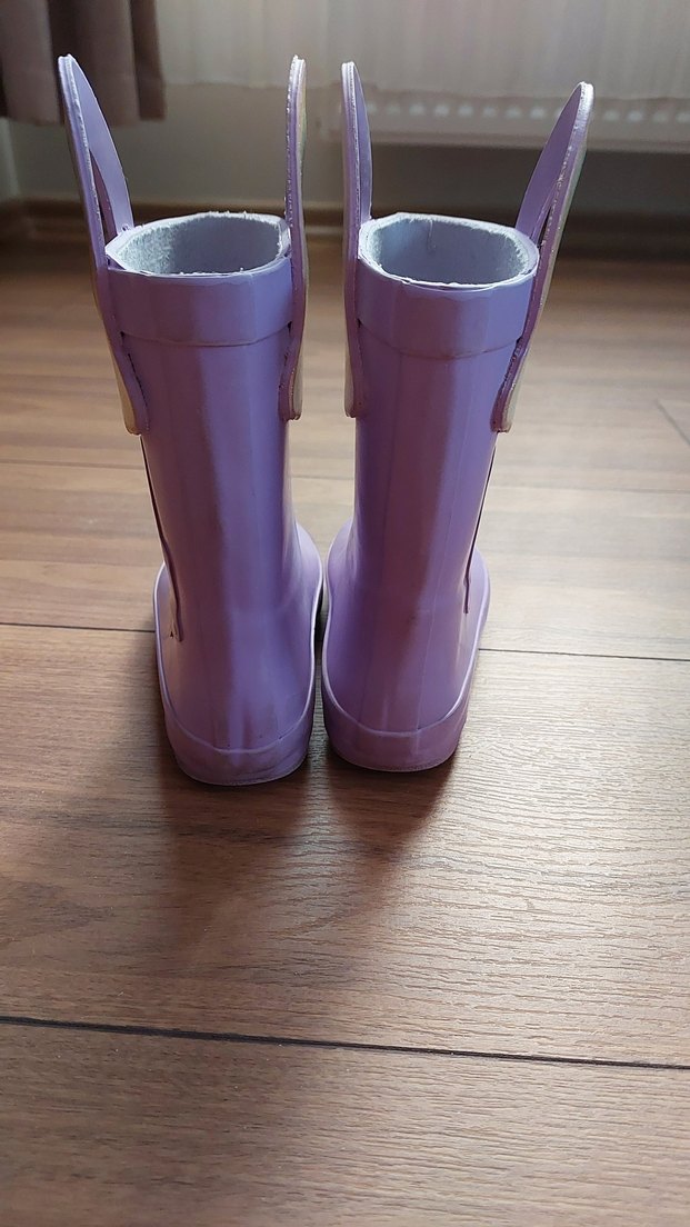 Kız Çocuk Mor Pastel Kauçuk Çizme - Görsel 4