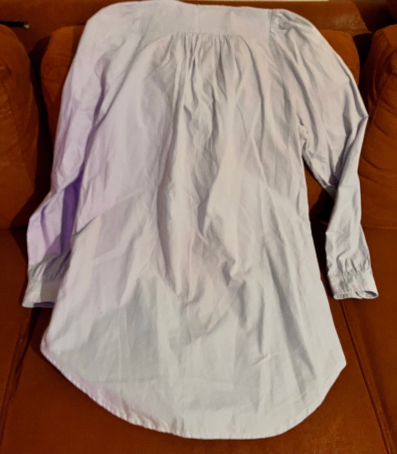 YARGICI uzun midi buz mavisi gömlek - Görsel 5