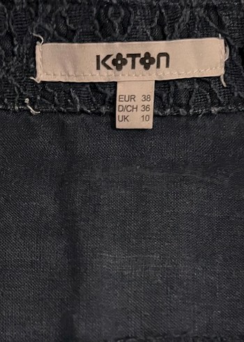 Çıtçıtlı Kolsuz lacivert keten Midi Elbise - Görsel 3