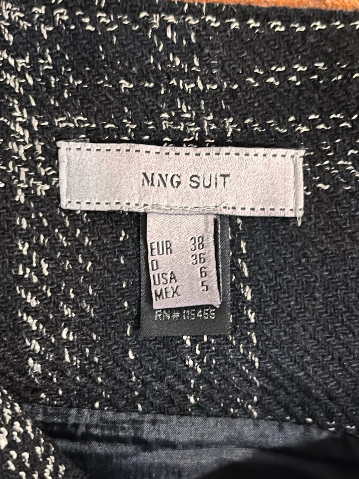 MANGO cepli kışlık Mini Etek - Görsel 3