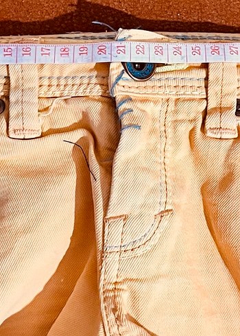 Kavuniçi Mini MAVİ Denim Şort Kadın - Görsel 4