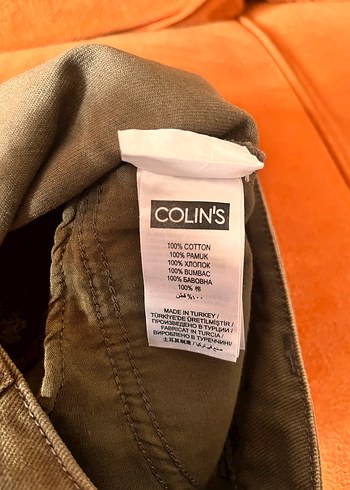 Colins Askeri yeşil kargo kot etek - Görsel 4