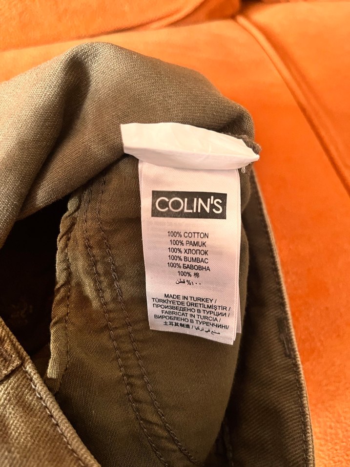 Colins Askeri yeşil kargo kot etek - Görsel 4