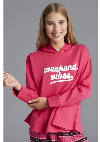 Penti Fuşya Vibes Sweatshirt - Görsel 6