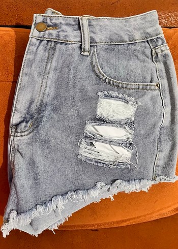 Mini Denim Şort - Görsel 3